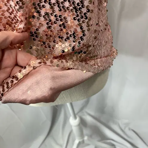 Anna Kaci sequin top Pink