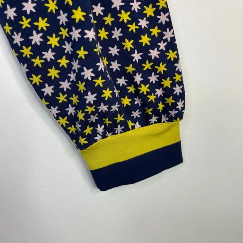 Boden USA Boden Fawn Jersey Knit Belted Long Sleeve Dress Navy Star Print Womens 16 New