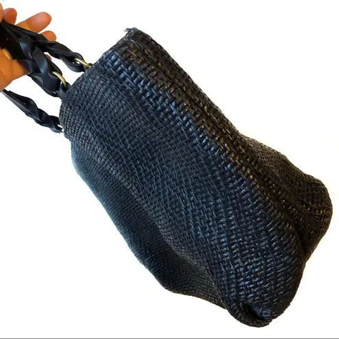 Fossil  Basket Weave Purse and Crossbody Black