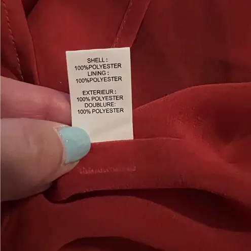 Ramy Brook M Aviva Structured Shoulder Blouse in Clay FLAW