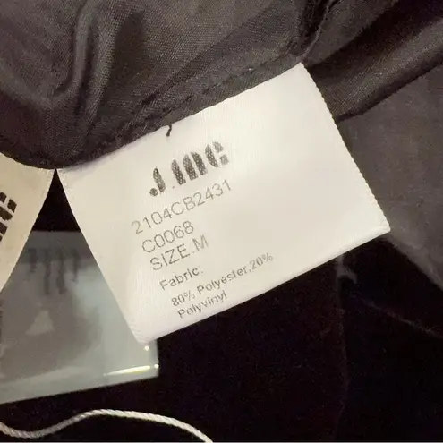 J.ING Black Velvet High Waist Shorts with Pearl Decoration Size M NWT Size M