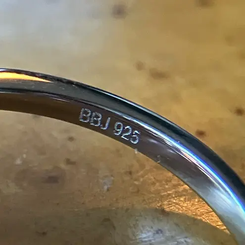 Red Labradorite Vermelho Red Garnet Sterling Silver Ring Size 9.75