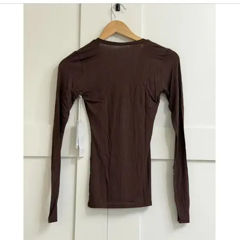 Negative Underwear Whipped Henley in Espresso, Size X