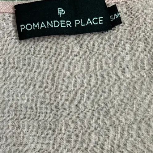 Tuckernuck Pomander Place Katie Caftan PomPom Cover Up Pink Size Small/ Medium