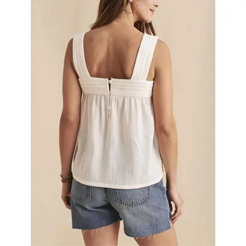 Faherty ✨ Ozette Dobby Sleeveless Cotton Sz Small Top✨