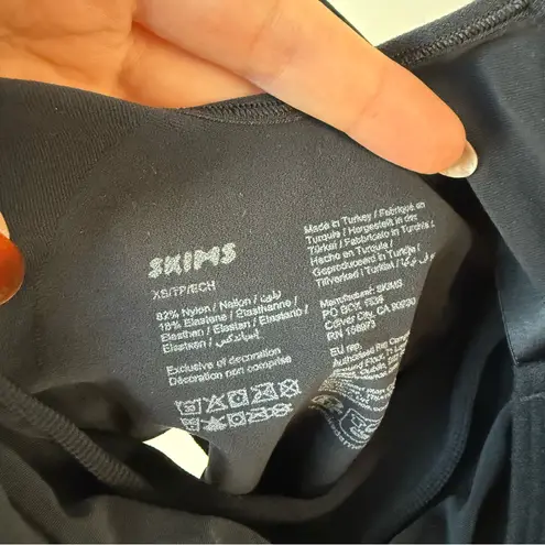 SKIMS  Seamless Sculpt Thong Bodysuit Black Onyx XS