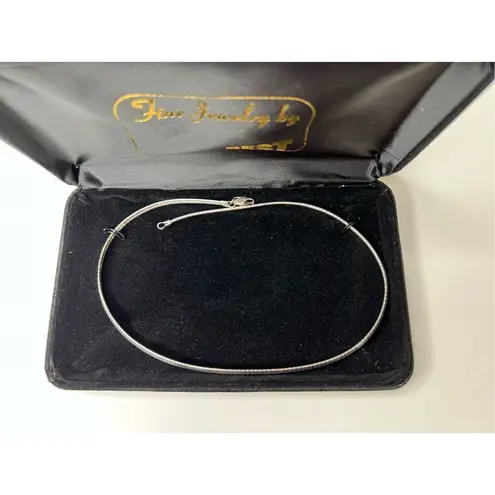 Italian Genuine Solid Sterling Silver 6mm 18" Omega Chain Layering Necklace