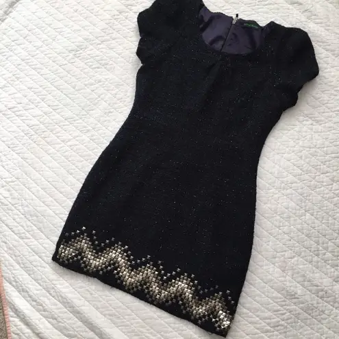 Blue Sparkle dress with rivets Sz M Size M