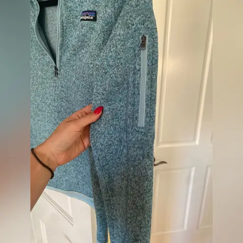 Patagonia  Teal Blue Atoll Better Sweater Quarter-Zip Fleece - Image 4