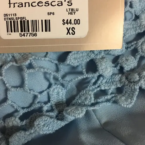 Francesca's Crochet Layered Boho Dress