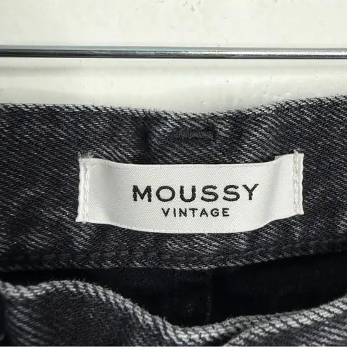 NWOT Moussy Vintage Diana Skinny Distressed Designer Jean Washed Black Size 25 - Image 5