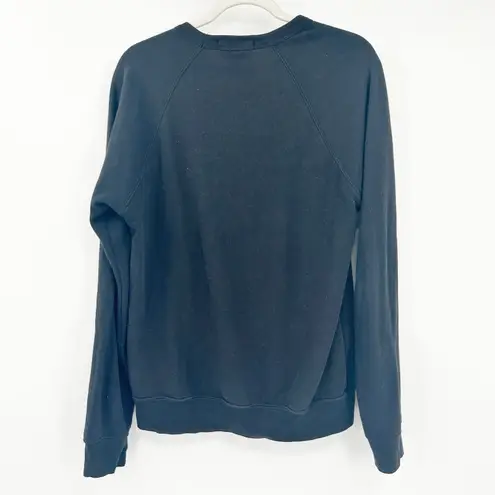 Culk Unisex Lounge Streetwear California Mushroom Graphic Sweatshirt Size S Black