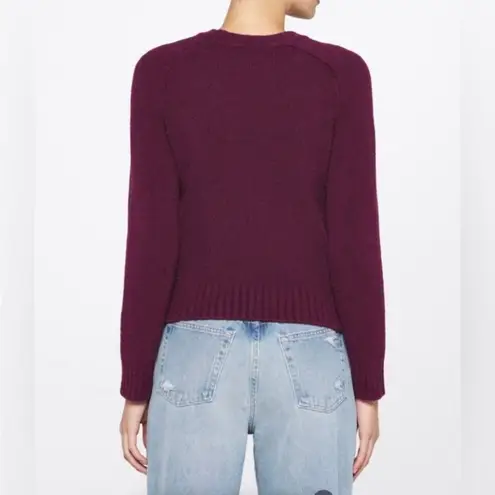 RE/DONE NWT 60s Shrunken Sweater Size SMALL Plum REDONE