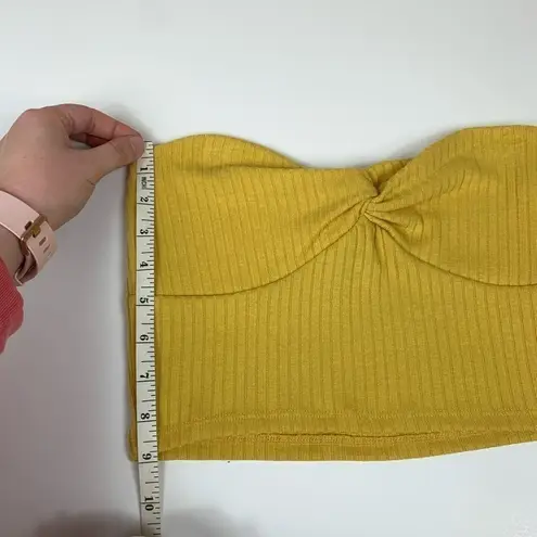 Forever 21  • Yellow Bando Crop Top WOMENS L