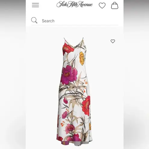 Natori  Anais floral Printed Slip Dress size XS extra small