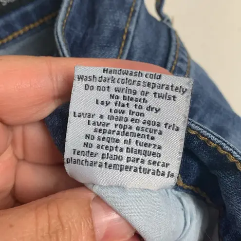 Judy Blue women's size 15 / 32 skinny fit jeans denim stripe casual stretch