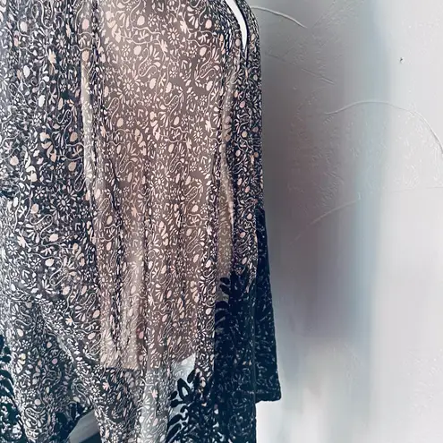 DR2 Black Boxy Oversized Tunic Top