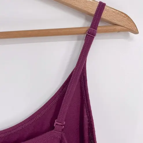 Lole Lolë Cotton Aubergine Spaghetti Strap Dress Women’s Size Large