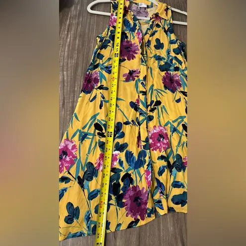 cupio Women's Floral Dress S/P Yellow