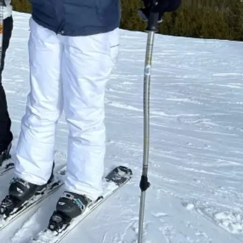 Columbia Womens white  snow pants