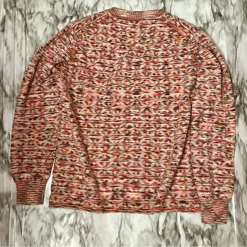 Vtg Camela Pink Wool Blend Button Down Cardigan Sz 36 English Countryside Granny