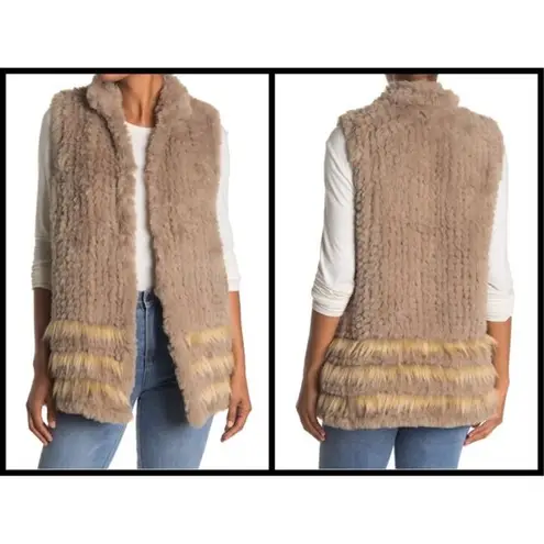 Love Token ππ Nico Faux Fur Vest ~ Camel Small S NWT