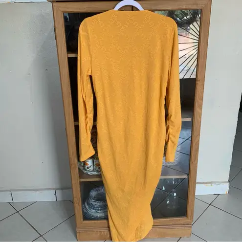 VICI  Asymmetrical Ruched Midi Dress