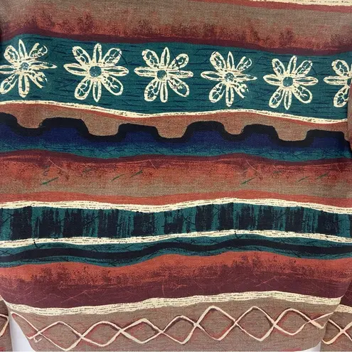 Vintage 80’s Banjo Western Southwestern Boho Cropped Blazer Women’s Size Medium