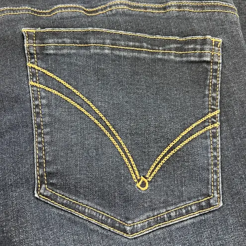 Democracy "Ab"Technology Dark Wash Boot Cut Mid Rise Tummy Control Jeans Size 14