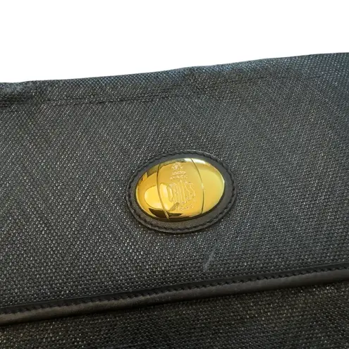 Mark Cross 1845 Vintage Textured Black Leather Portfolio Laptop Sleeve 16” WORN