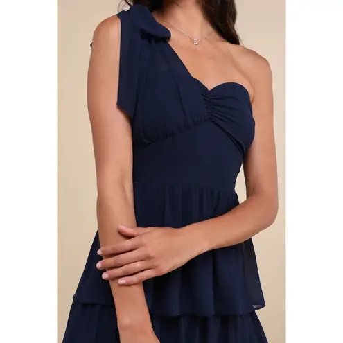 Lulus Elevated Vision Navy Blue One