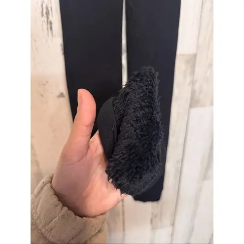 Women’s Black Fleece Lined Leggings Size L