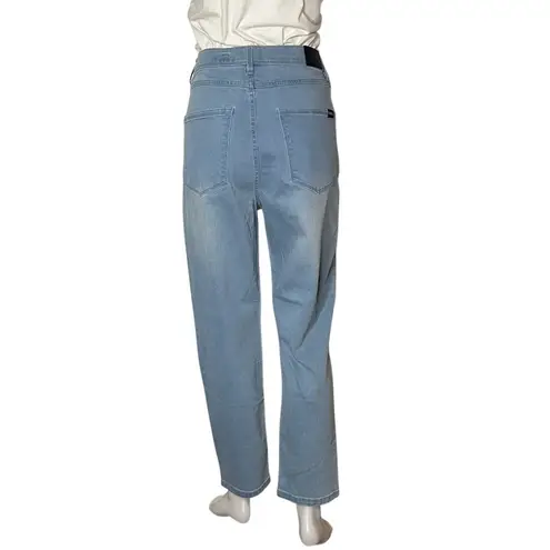 BARBELL Jeans Mom Fit Light Wash For Athletes Womens Size 29 NEW NWT Blue