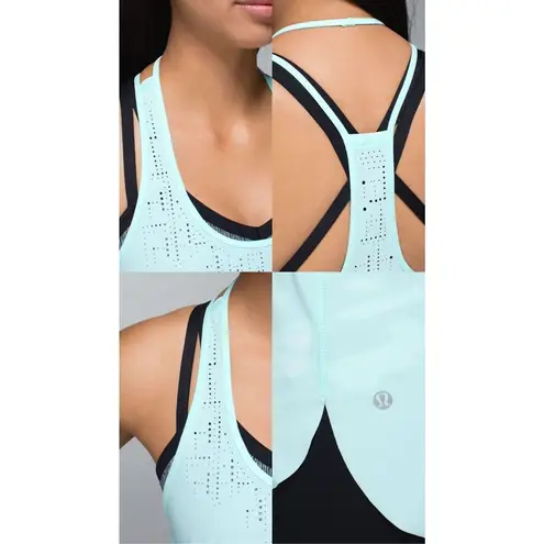 Lululemon  Water Bound Singlet In Aquamarine Size 4
