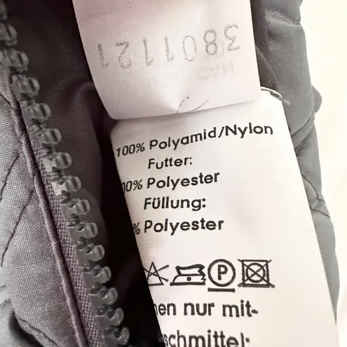 Pikeur Silver Grey Quilted Equestrian Preppy Riding Full Zip Vest Women 10