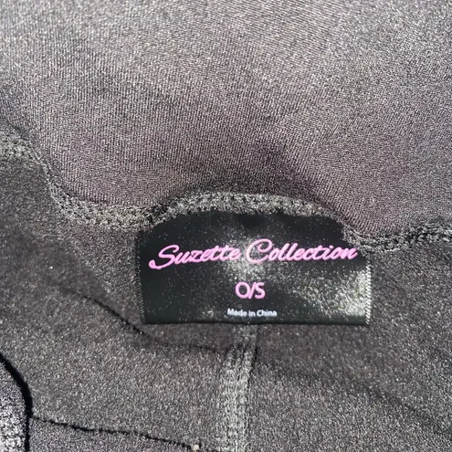 Suzette Collection  Fleece Lined Leggings in Black - O/S