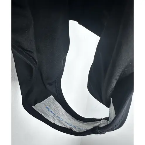 Shade & Shore Black plunge Halter One piece Swimsuit 34C NWT Peekaboo Woven Sexy