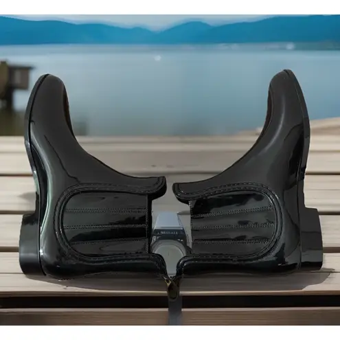 Jolie Kada Size 10 Water Proof Rain Boots Ankle Black Bootie