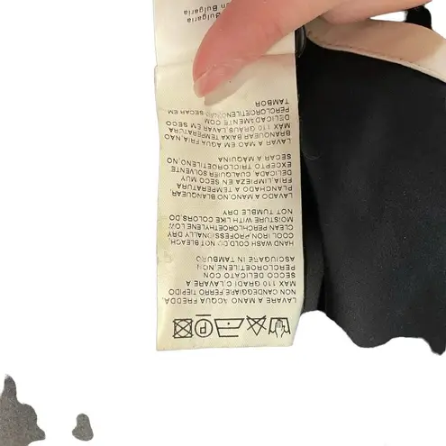 Max Mara ‘S Cotton Kurta Tunic Dress Black Cream Size US 10