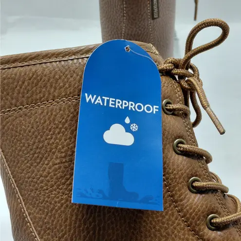 Jbu by Jambu Womens 9.5M Maplewood Waterproof Snow Duck Boots Brown Fur Winter