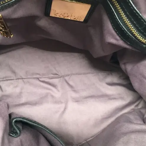 Kooba Natasha Black Leather Tote Bag Slouchy Soft Gold Hardware And Dust Bag