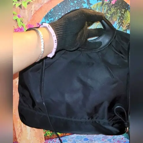 Salvatore Ferragamo RARE shoulder bag/Handbag NYLON & LEATHER vala ribbon 🔥