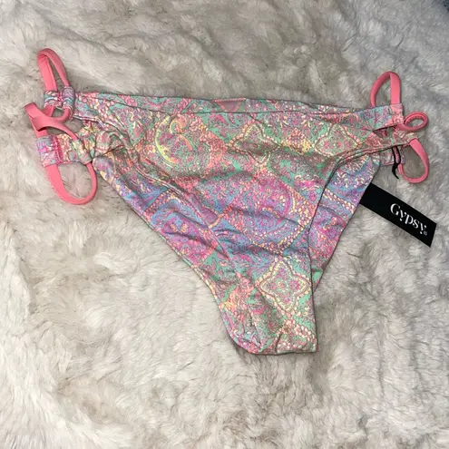 Gypsy 05 Sand Neon Vibe Sexy Hipster Bikini Bottom Size Medium