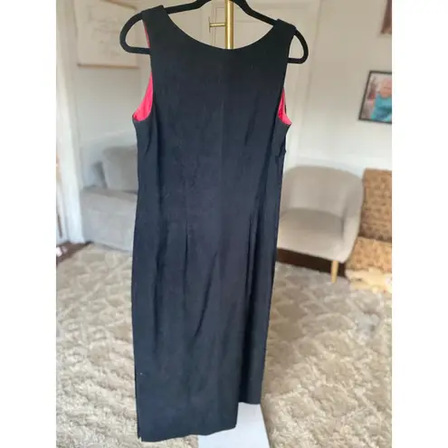 Jessica Howard Black Velvet Maxi Dress Old Money Quiet Luxury 12