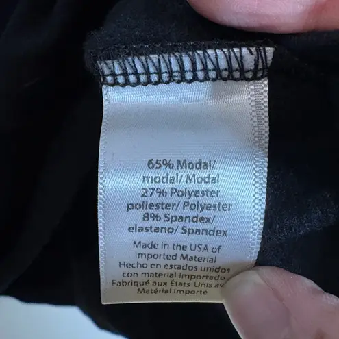 Beyond Yoga Black Lace Up Long Sleeve Sweatshirt Top L Activewear