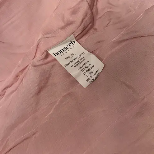 House Of CB NWOT Pink Floral Tallulah Puff sleeves midi dress sz XS