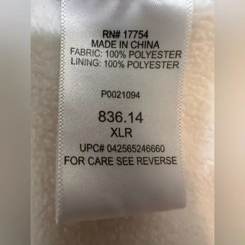 Polar King Key Marmaton Women's Work Jacket Ivory White Size XL