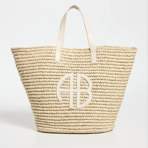 ANINE BING NWOT Palermo Woven Tote in White