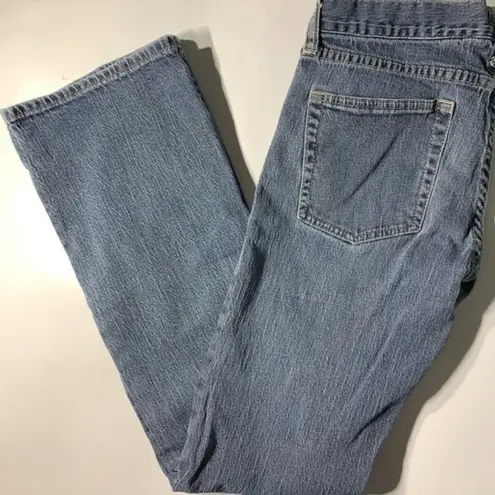 J. Crew Factory Vintage Low Rise Hipslung Low Straight Leg Jeans Sz 27 Blue