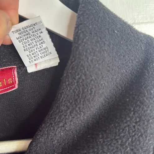 Vintage Christmas Appliqué Embroidered Button